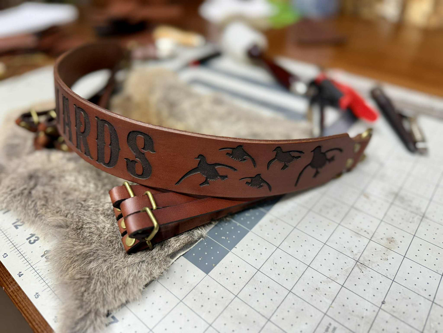 Flying Ducks Engraved Duck Tote