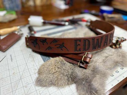 Flying Ducks Engraved Duck Tote