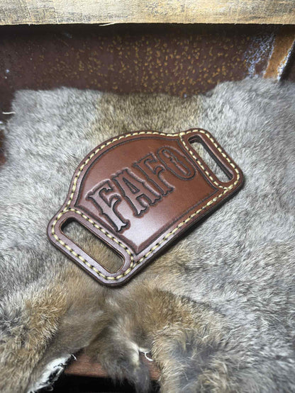 Pistol Pancake Sheath "FAFO"